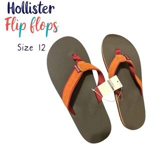 Hollister men’s vintage NWT flip flops size 12 US